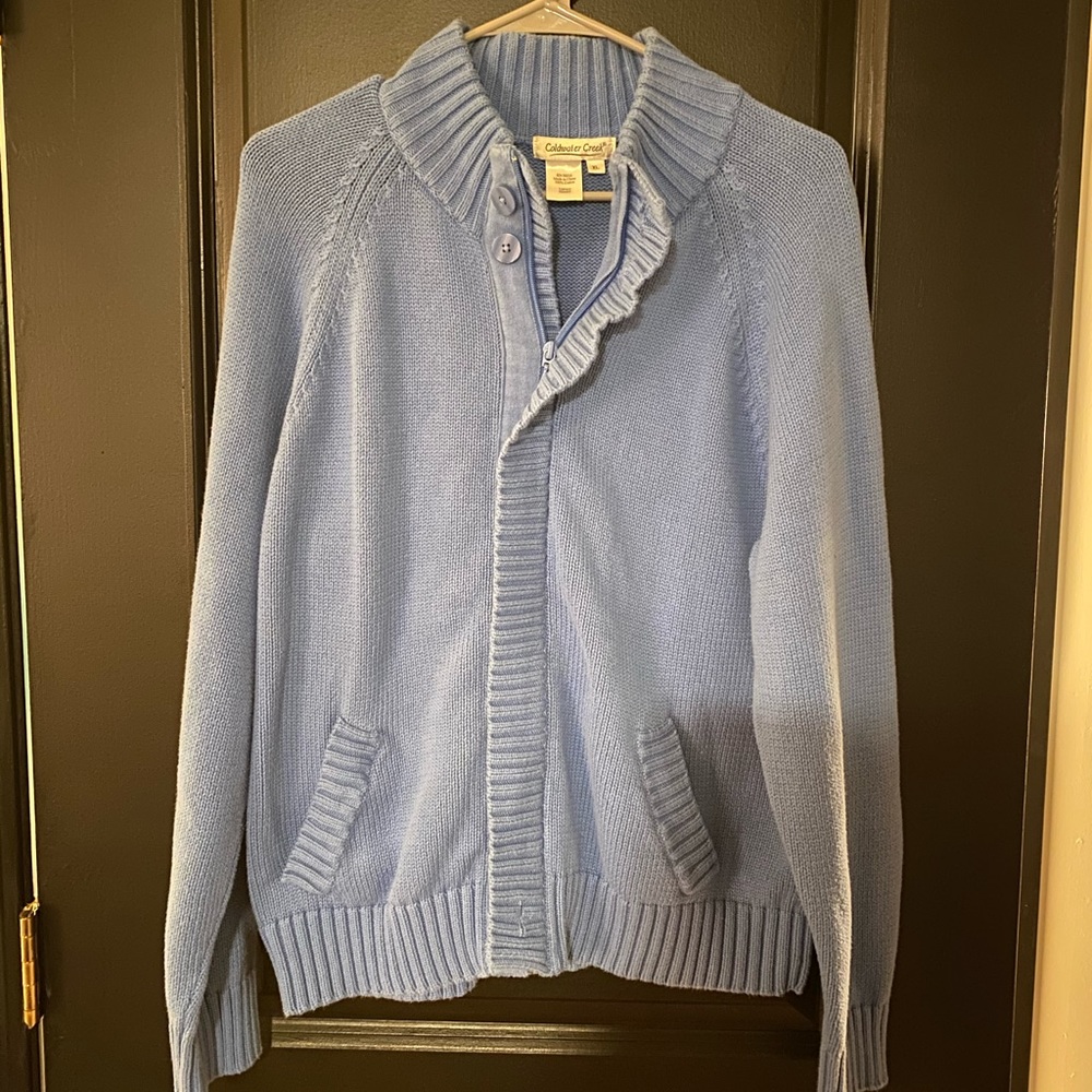 Coldwater Creek zip up cardigan